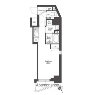 コンフォリア門前仲町サウス【4階】の間取り