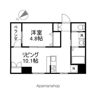 セントフィオーレ新栄【2階】の間取り