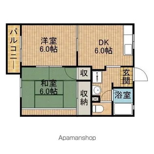フレグランス大高【2階】の間取り