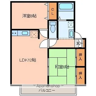 ハイカムール柧E【101号室】の間取り