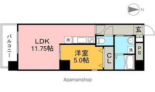 ルガーノⅠ【3階】の間取り