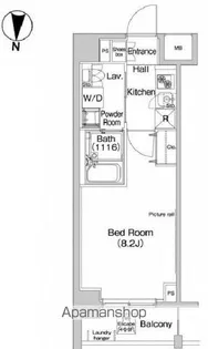 プラウドフラット森下Ⅲ【7階】の間取り