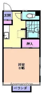 エクセレンス滝沢Ⅱ【202号室】の間取り
