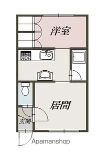 コーポサクライB【2階】の間取り