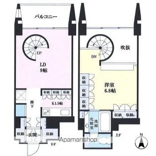 N3ユニテ【7階】の間取り