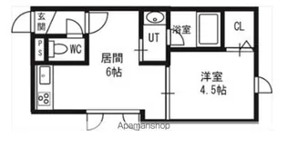 リッチタウン栄通参番館【203号室】の間取り