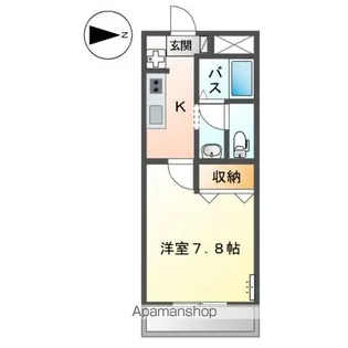 ハイムKYO【2階】の間取り