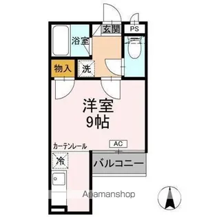 プチシャンブルM【501号室】の間取り