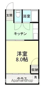 林アパート【5号室】の間取り