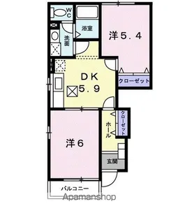 レガリア桔梗【1階】の間取り