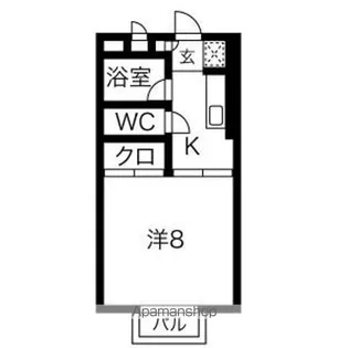 国見パーソナルVI【2階】の間取り