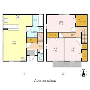 エスポワール 弐番館【2階】の間取り