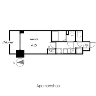 プレサンス金山デュアル【8階】の間取り