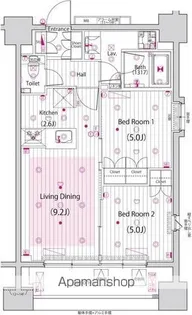東京都台東区浅草5丁目【マンション】の間取り