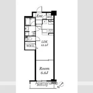 ロイヤルパークス千種【504号室】の間取り