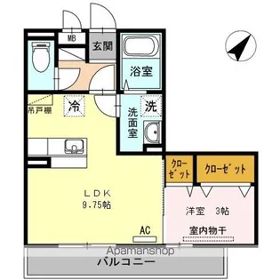 アイビス【3階】の間取り
