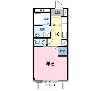 コーポみなみ2【1階】の間取り