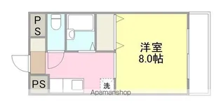 カーサエルマール【502号室】の間取り