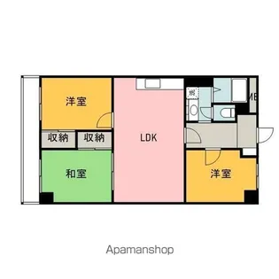 日商岩井牛田マンション【302号室】の間取り