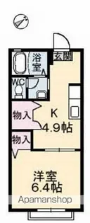ディアスKIKI A棟【1階】の間取り