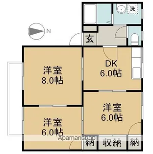 メゾントレビⅩⅢ【103号室】の間取り
