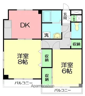 リヴェール【1階】の間取り