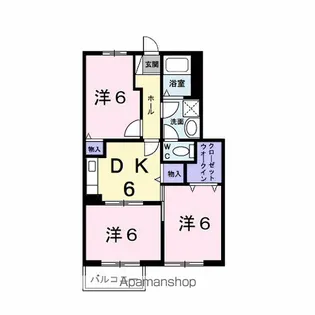 サンエステート【1階】の間取り