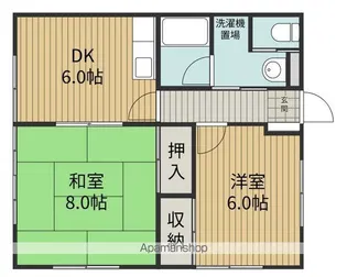 第2宮林ハイツ【103号室】の間取り