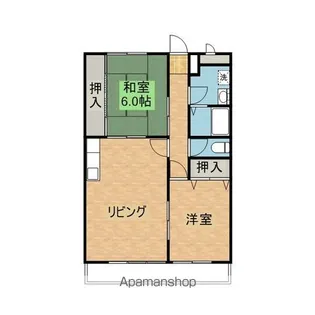 プレッソ21【1階】の間取り