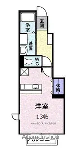 エンペラーヒルズ平手【1階】の間取り