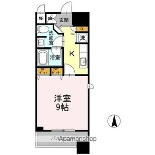 カスタリア堺筋本町【11階】の間取り