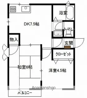 シティハイムエアリー【B202号室】の間取り