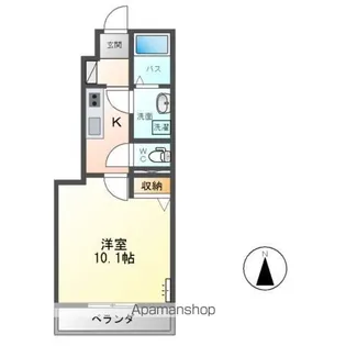 メープルタウン A棟【1階】の間取り