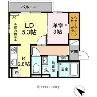 カルミア【2階】の間取り