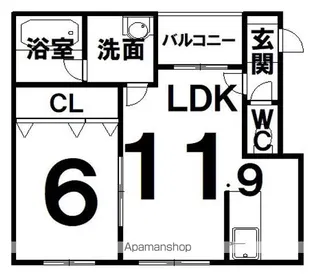 CLASSEⅩ【2階】の間取り