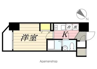SYNEX横濱阪東橋【4階】の間取り