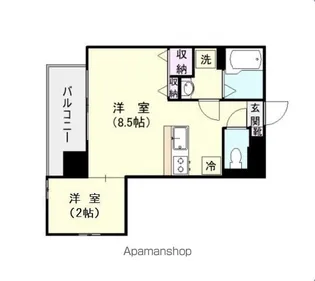 プランドール8【8階】の間取り
