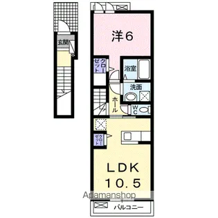 カプリ【2階】の間取り