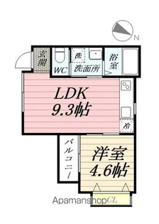 クリエコスタ【3階】の間取り