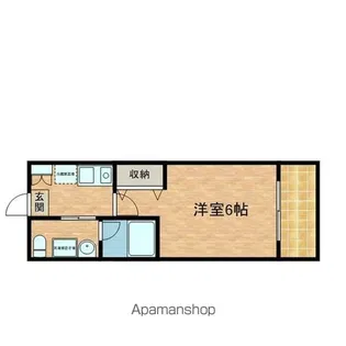 東小橋Ⅱ番館【6階】の間取り