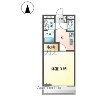 岐阜県岐阜市北島2丁目【アパート】の間取り