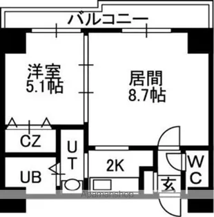 willDo北24条【10階】の間取り