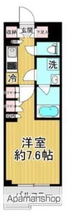ルーブル武蔵中原参番館【1階】の間取り
