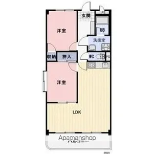 La riviere【1階】の間取り