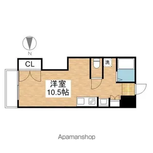 菱家ビル【506号室】の間取り