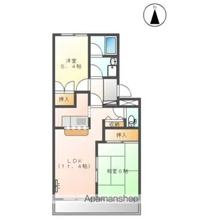 フルールラール【1階】の間取り