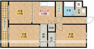 コーポ内山2【3階】の間取り