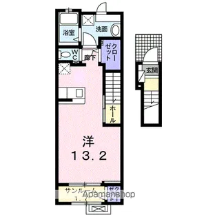 コンフォート チェリッシュ【2階】の間取り