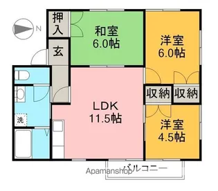 ハイツヒサ【2階】の間取り