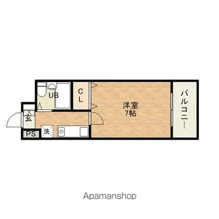 エスリード森ノ宮第2【7階】の間取り